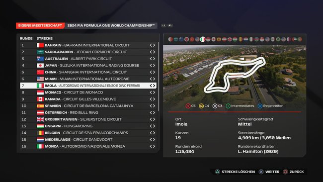 F1 24-Setup: Imola