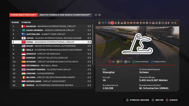 F1 24-Setup: China