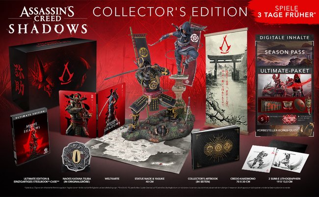 Die Collector's Edition von Assassin's Creed Shadows (Bildquelle: Ubisoft).