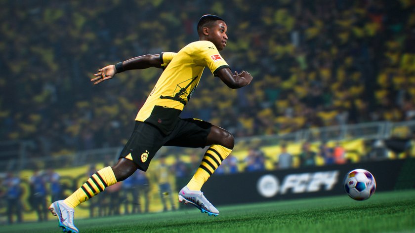 Szene aus dem Spiel EA Sports FC 24.