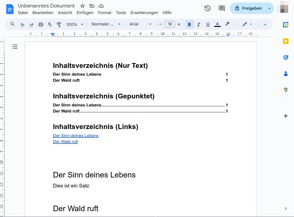 Google Docs Seitenzahl Ab Seite 3 Google Docs: Inhaltsverzeichnis einfügen (mit Seitenzahlen)