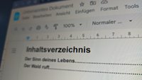 Google Docs: Inhaltsverzeichnis einfügen (mit Seitenzahlen)