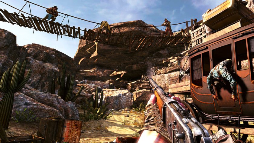 Szene aus dem Spiel Call of Juarez Gunslinger.