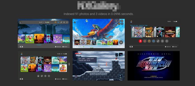 Switch-Screenshots mit Vorschau-Funktion über den PC-Browser herunterladen. (Bildquelle: GIGA)