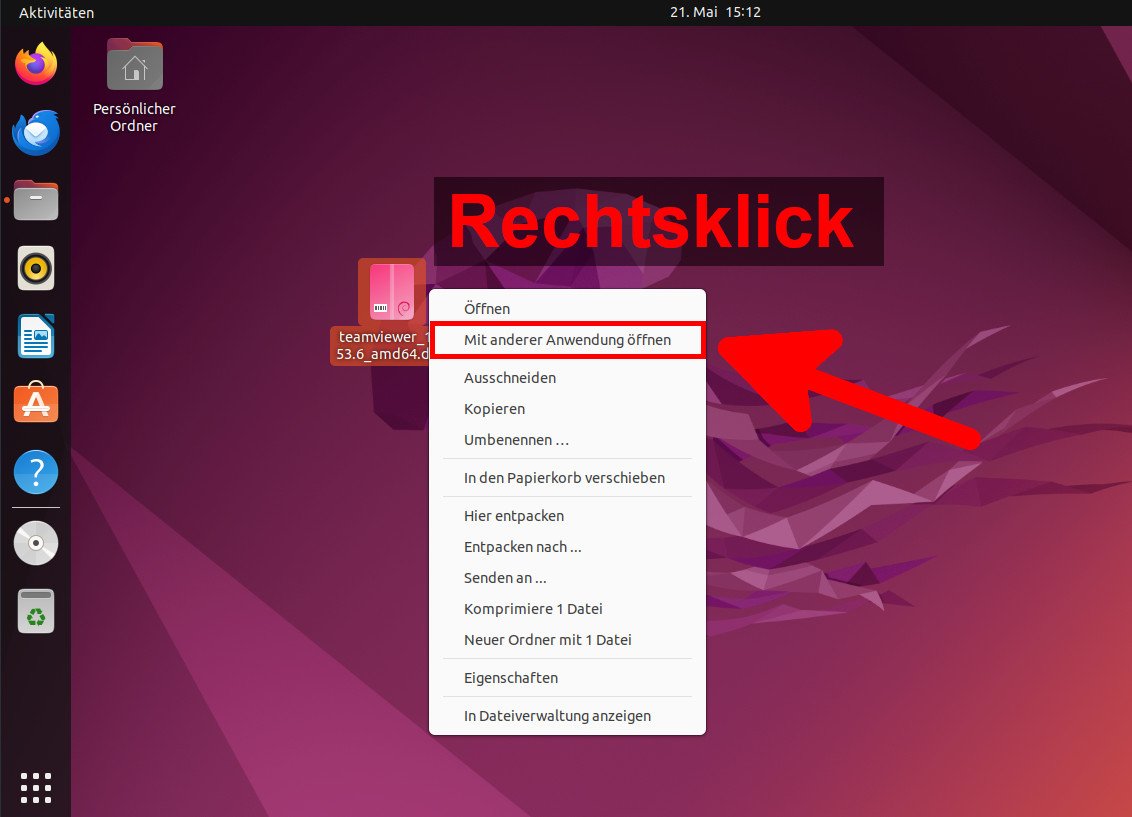 Ubuntu DEBDatei installieren so geht