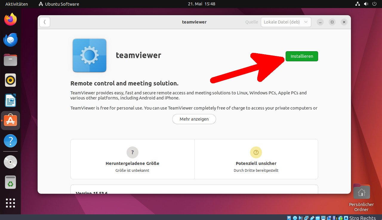 Ubuntu DEBDatei installieren so geht