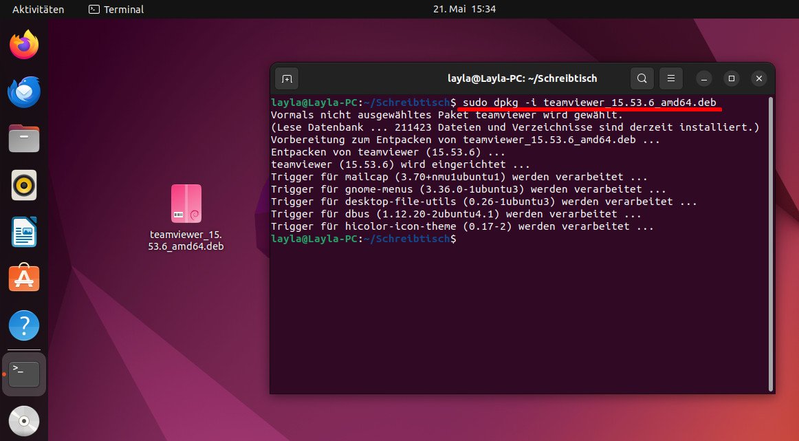Ubuntu DEBDatei installieren so geht