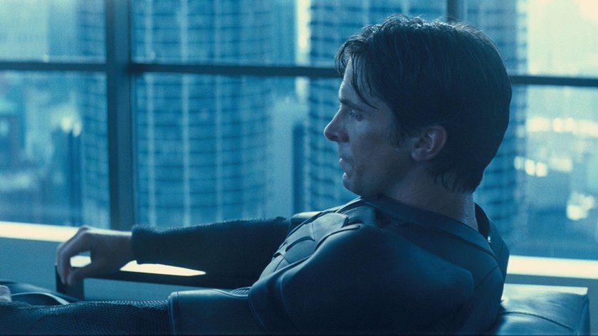 Das Bild zeigt Christian Bale in The Dark Knight