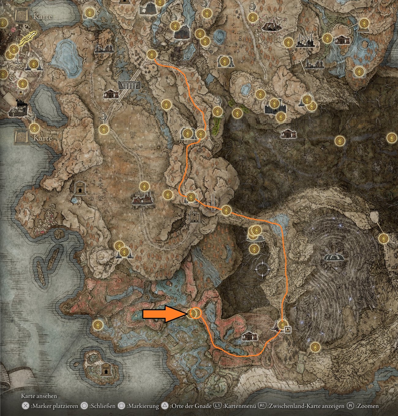 Elden Ring DLC Karte aufdecken & alle Gebiete finden