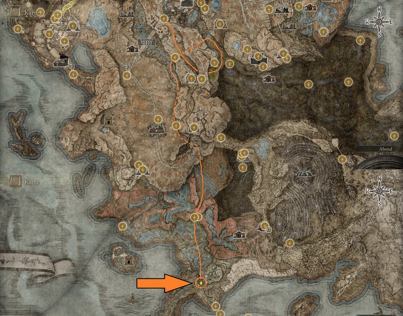 Elden Ring DLC Karte aufdecken & alle Gebiete finden