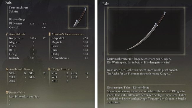 Krummschwert "Falx" (Bildquelle: Screenshot und Bearbeitung GIGA).