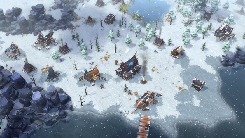 Szene aus dem Spiel Northgard.