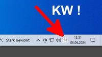 Windows 10/11: Kalenderwoche (KW) anzeigen