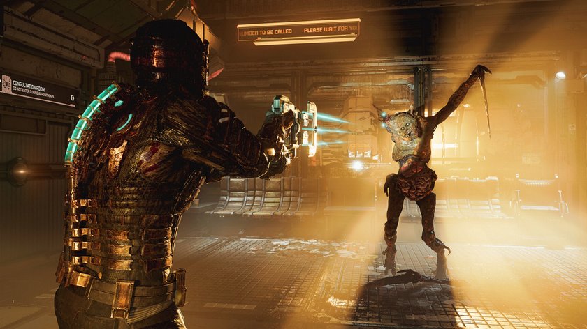 Szene aus dem Spiel Dead Space.