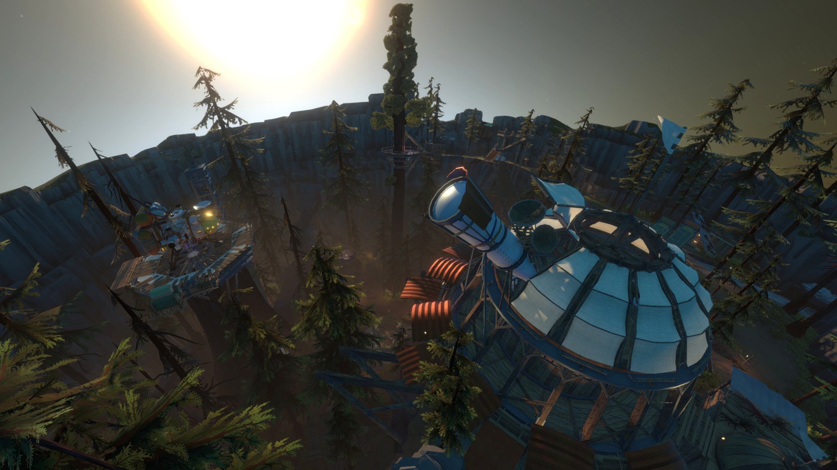 Szene aus dem Spiel Outer Wilds.