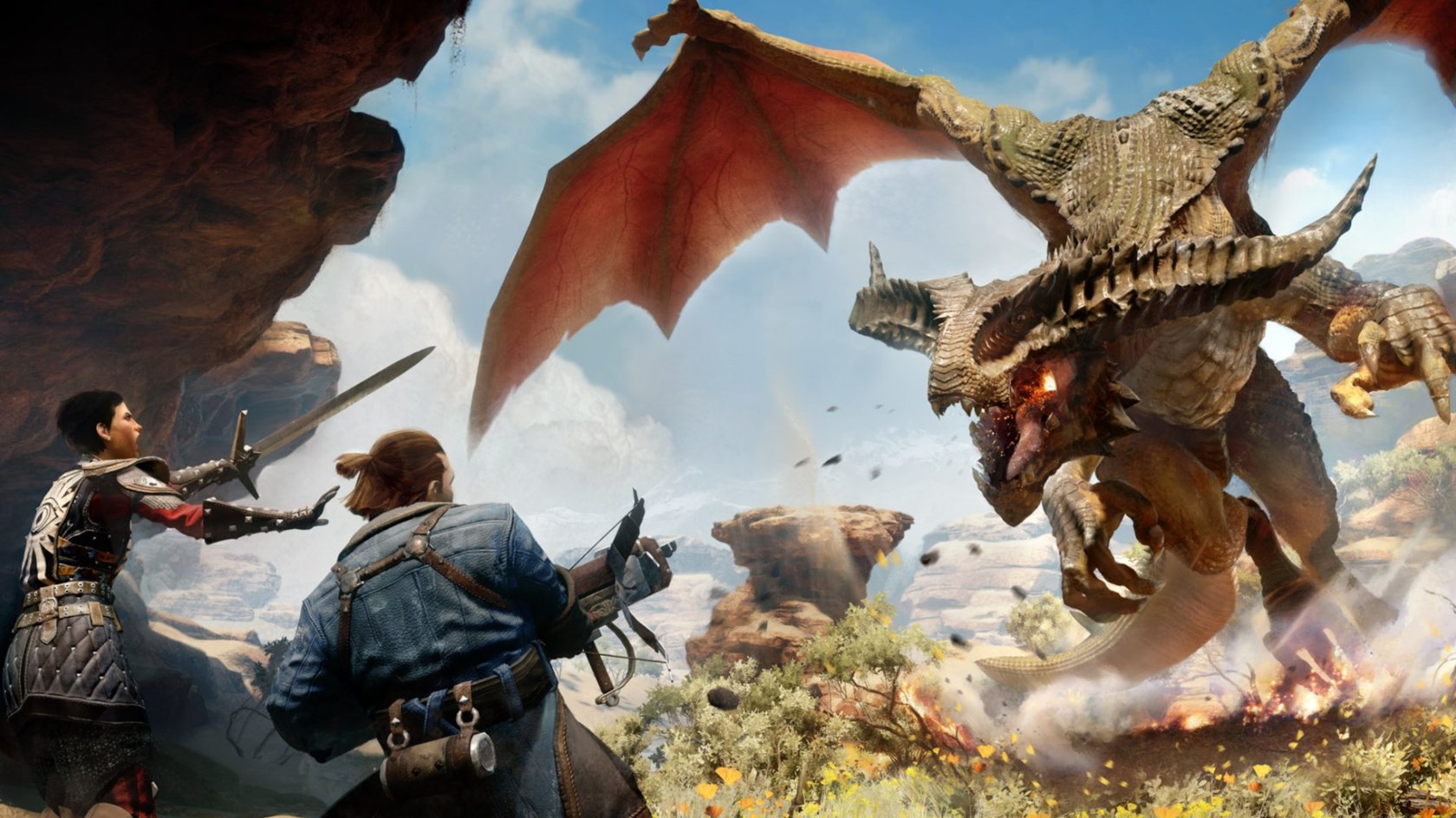 Szene aus dem Spiel Dragon Age Inquisition.