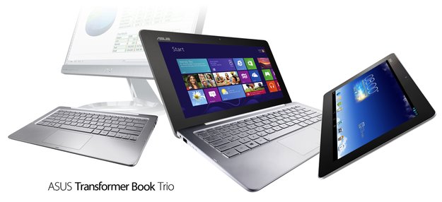 ASUS Transformer Book Trio: Android-Tablet und Windows 8-Laptop in einem
