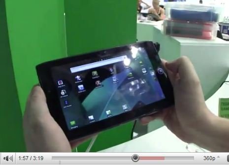 Das Acer Iconia A100 lebt - mit Gingerbread