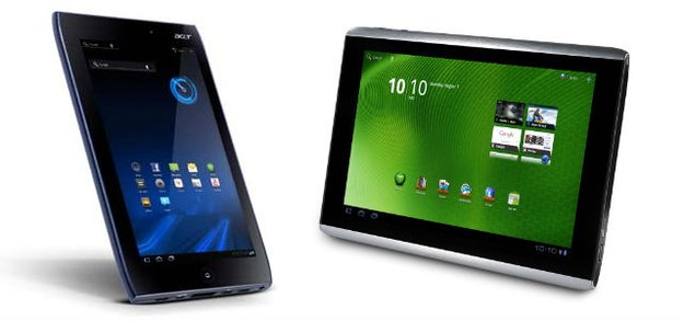 Acer Iconia A500 und A100: Tablets erhalten Android 4.0 Ice Cream Sandwich