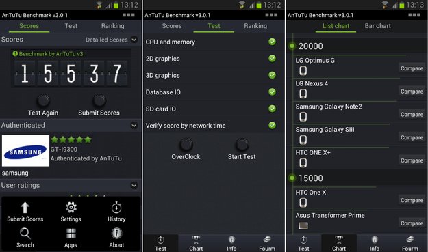 AnTuTu: Version 3.0.1 mit schickerer Optik, neuen Benchmarks