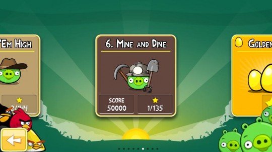Angry Birds: "Mine and Dine"-Level sind da