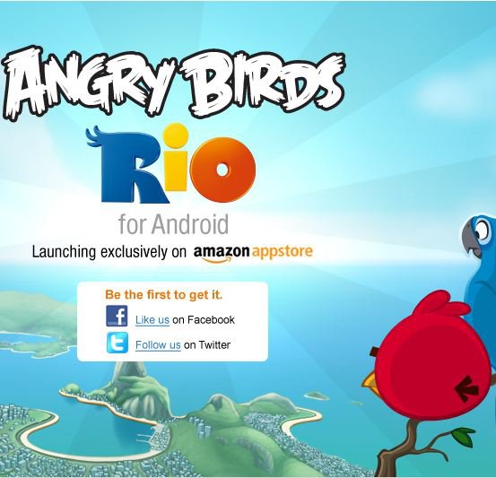 Angry Birds Rio: Exklusiv im Amazon Appstore