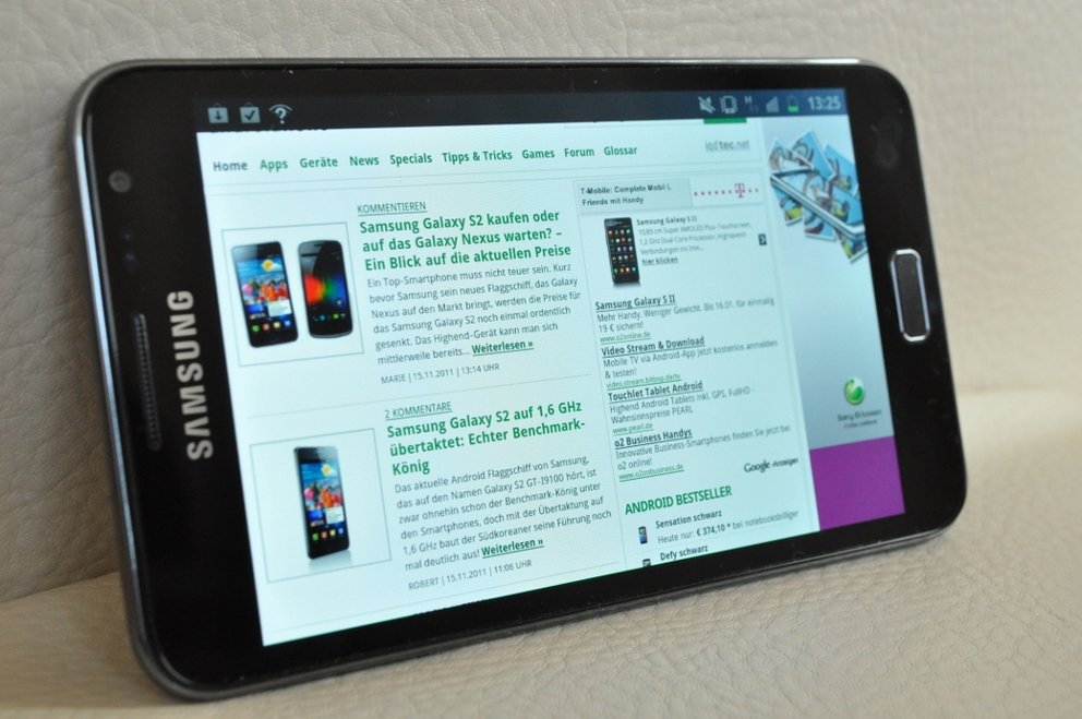 Samsung Galaxy Note: Android 4.0 kommt im 2. Quartal mit Premium Suite