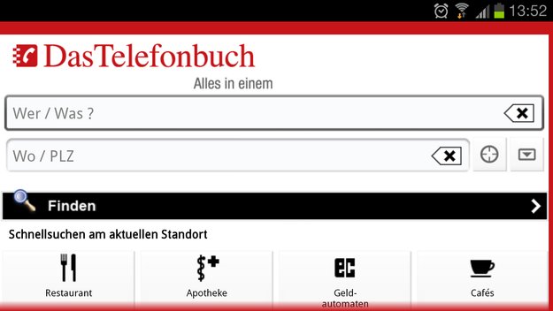 Das Telefonbuch: Nummern- und Adressverzeichnis als Android-App