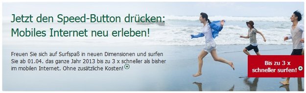 Datentarife: Mehr Speed bei E-Plus & BASE, mehr Volumen bei Vodafone