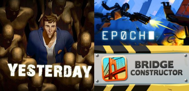 Play Store-Schnäppchen: Yesterday, EPOCH und Bridge Constructor im Preis gesenkt