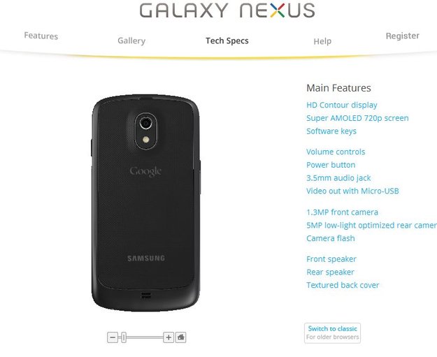 Galaxy Nexus: Google zeigt die etwas beleibtere LTE-Version