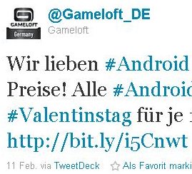 Games zum Valentins-Preis: Alle Gameloft Spiele vergünstigt