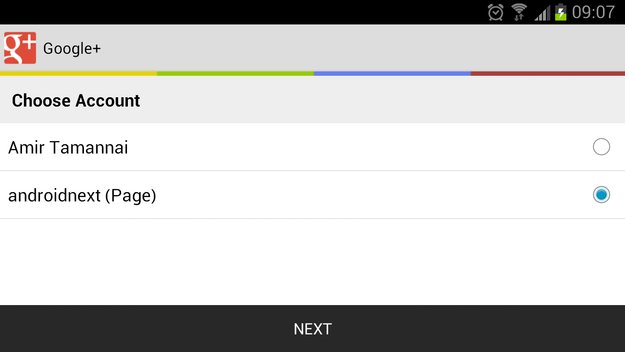 Google+: Update der Android-App bringt Seitenverwaltung (und einen Bug)
