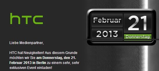 HTC M7: Deutschland-Vorstellung am 21. Februar in Berlin?