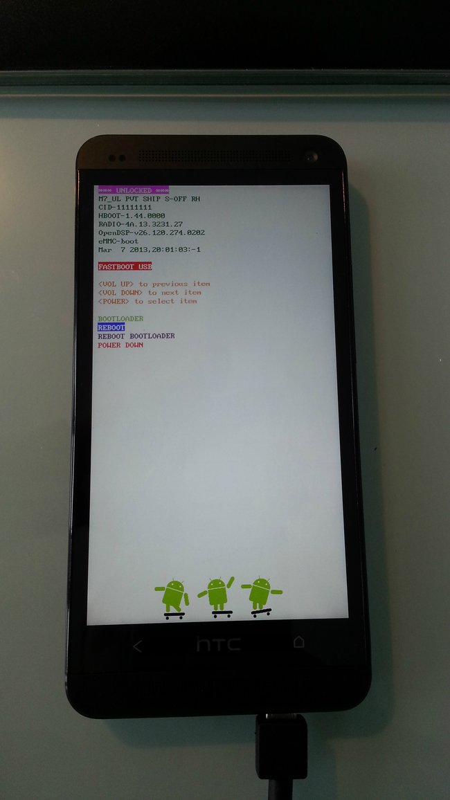 HTC-One-Fastboot-Modus