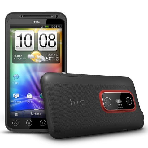 HTC EVO 3D: Übertaktet auf 1,8 GHz, weißes Cover im Eigenbau
