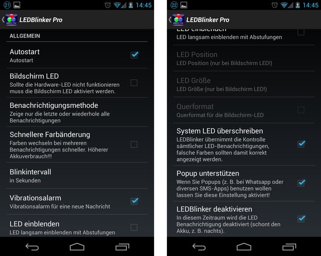 Huawei Mate 20 Lite Benachrichtigungs Led Einstellen LEDBlinker: Benachrichtigungs-LED steuern oder durch Software-LED ersetzen