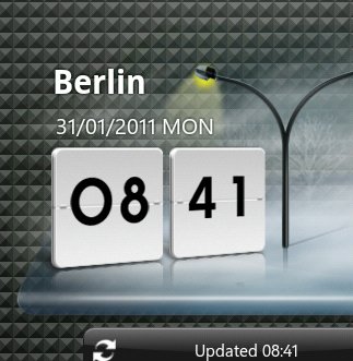 LG Optimus Speed: Wetter-Widget für alle