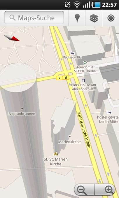 Google Maps: Update auf Version 5.4.0 mit neuen Features