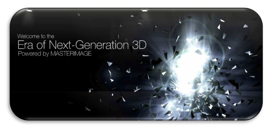 MasterImage3D: Brillenlose 3D-Displays in 720p und WUXGA
