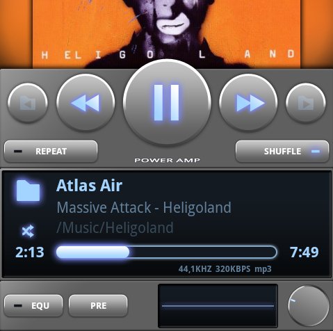 PowerAMP: MP3-Player-App für Vielhörer