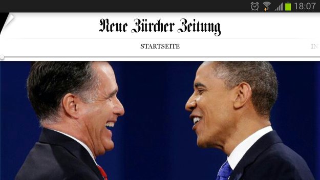 Neue Zürcher Zeitung: Ab sofort auch als App im Play Store