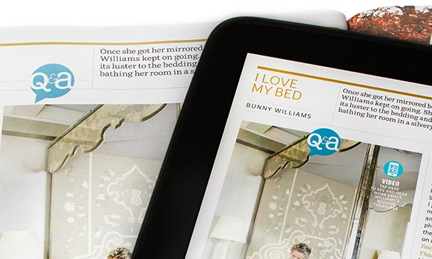 Nexus 10: Tablet-Illustrierte vs. Print-Ausgabe im Bildvergleich