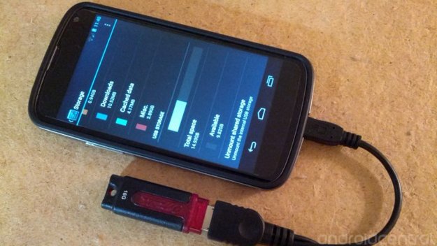 Nexus 4: USB On-The-Go (USB OTG) nachrüsten - so geht's