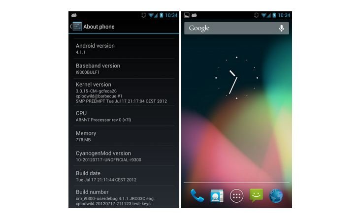 Samsung Galaxy S3: CyanogenMod 10-Preview bringt Jelly Bean