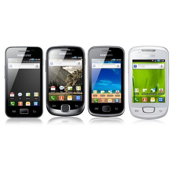 Samsung: Galaxy Nachwuchs Ace, Fit, Gio und Mini vorgestellt