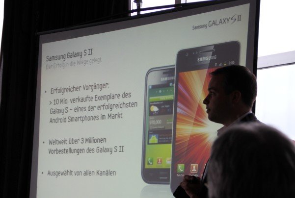 Bilder und Infos vom Samsung Mobile Galaxy S II Launch-Event