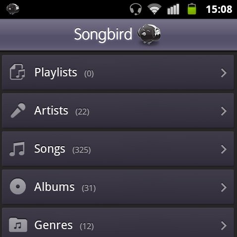 Songbird: Beta Version des Media Players für Android erschienen