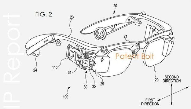 Sony: Patentantrag auf Google Glass-ähnliche Brille