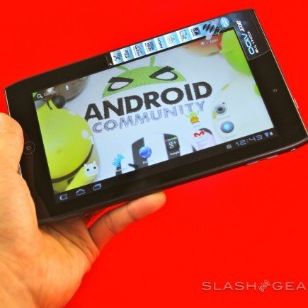 Acer Iconia A100: Erstes 7 Zoll-Honeycomb-Tablet im Video